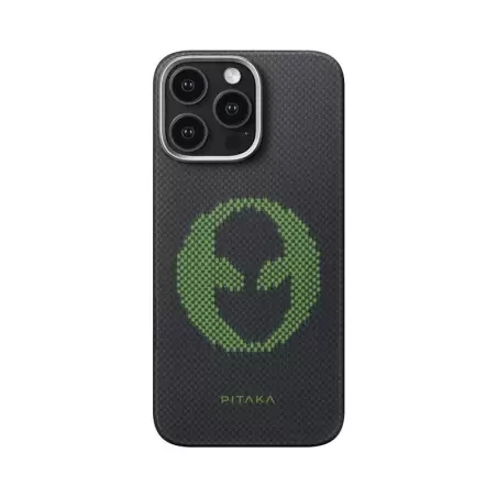 Pitaka x Aries Tactile Woven Case, Alien - iPhone 16 Pro