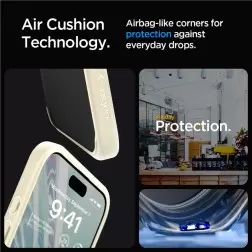 Spigen Ultra Hybrid, tylusis bežas - iPhone 15 Pro