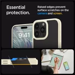 Spigen Ultra Hybrid, tylusis bežas - iPhone 15 Pro