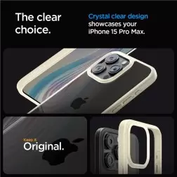Spigen Ultra Hybrid, tylusis bežas - iPhone 15 Pro Max