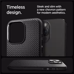 Spigen Mag Armor MagSafe, matte black - iPhone 15 Pro Max