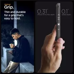 Spigen Mag Armor MagSafe, matinis juodas - iPhone 15 Pro Max