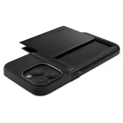 Spigen Plonas Armor CS, juoda - iPhone 15 Pro