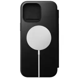 Nomad Leather Folio, black - iPhone 16 Pro Max
