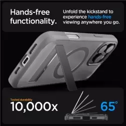 Spigen Ultra Hybrid s MagSafe, šaltas pilkas - iPhone 6.3" 2024
