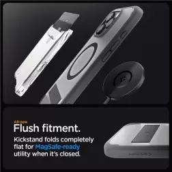 Spigen Ultra Hybrid s MagSafe, šaltas pilkas - iPhone 6.3" 2024
