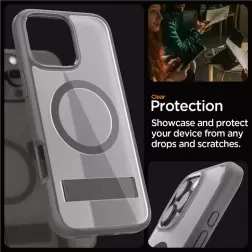 Spigen Ultra Hybrid s MagSafe, šaltas pilkas - iPhone 6.3" 2024