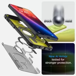 Spigen Sunkusis Armor MagSafe, šaltas juodas - iPhone 6.1" 2024