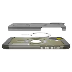 Spigen Sunkusis Armor MagSafe, šaltas juodas - iPhone 6.1" 2024