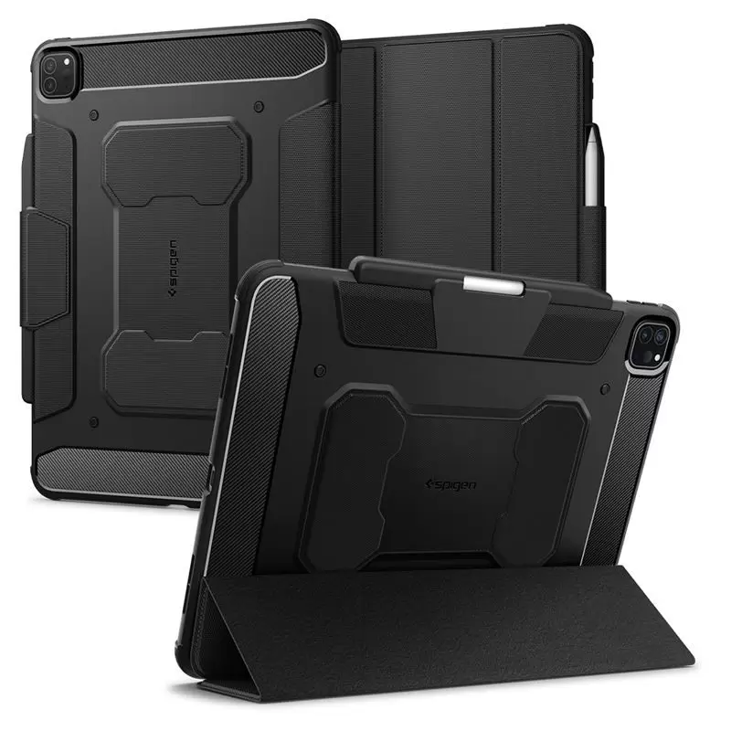 Spigen Rugged Armor Pro, must - iPad Pro 13" 2024