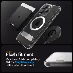 Spigen Ultra Hybrid s MagSafe, kristalas aiškus - iPhone 15 Pro Max