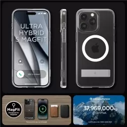 Spigen Ultra Hybrid s MagSafe, kristalas aiškus - iPhone 15 Pro Max