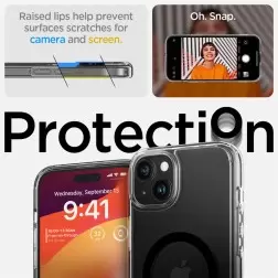 Spigen Ultra Hybrid S MagSafe, juoda - iPhone 15