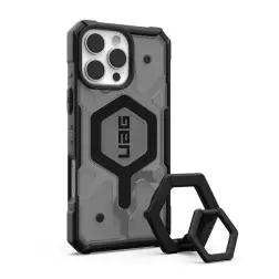 UAG Pathfinder Clear Magsafe, Peleninis/Juodas Stovas - iPhone 16 Pro Max