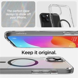 Spigen Ultra Hybrid MagSafe, grafitas - iPhone 15 Plus
