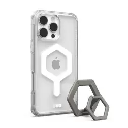 UAG Plyo Magsafe, Ledo Balta/Titanio Stovas - iPhone 16 Pro Max