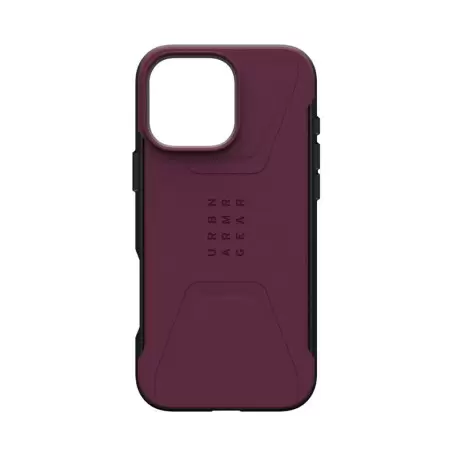 UAG Civilian Magsafe, Bordeaux - iPhone 16 Pro Max