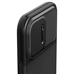 Spigen Optik Armor MagSafe, black - iPhone 15 Pro Max