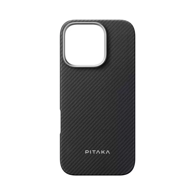Pitaka Ultra-Slim Case, Black/Grey Twill - iPhone 16 Pro