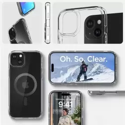 Spigen Ultra Hybrid MagSafe, anglies pluošto - iPhone 15