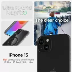 Spigen Ultra Hybrid MagSafe, anglies pluošto - iPhone 15