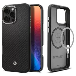 Spigen Enzo Aramidas, juoda natūrali - iPhone 6.9" 2024