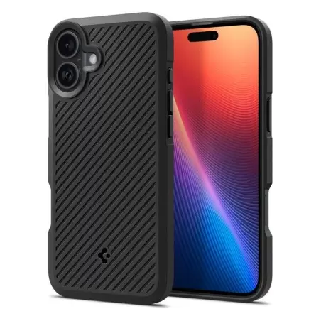 Spigen Core Armor, matte black - iPhone 6.1" 2024
