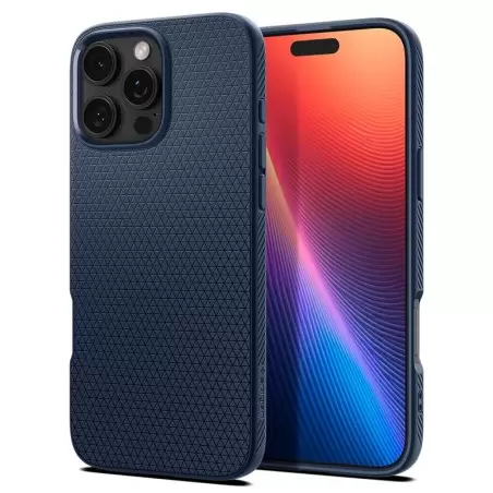 Spigen Liquid Air, tumesinine - iPhone 16 Pro Max