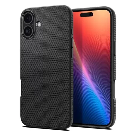 Spigen Liquid Air, matt-must - iPhone 16