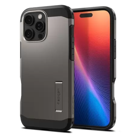 Spigen Tough Armor MagSafe, gunmetal - iPhone 16 Pro