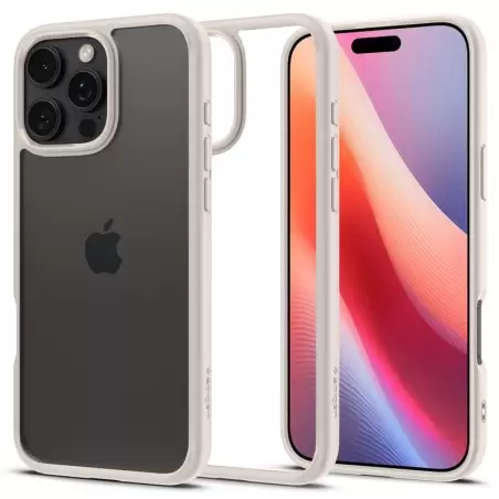 Spigen Ultra Hybrid, natural titanium - iPhone 16 Pro Max
