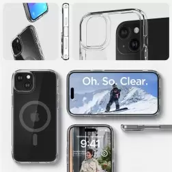 Spigen Ultra Hybrid MagSafe, grafitas - iPhone 15