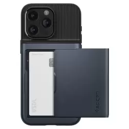 Spigen Plonas Armor CS, metalinė skalūna - iPhone 15 Pro