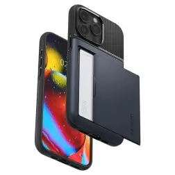Spigen Plonas Armor CS, metalinė skalūna - iPhone 15 Pro