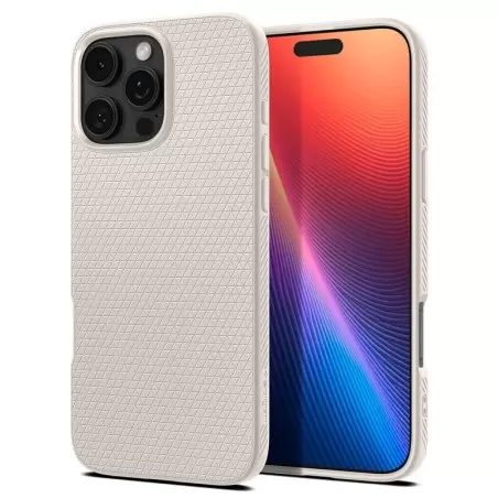 Spigen Liquid Air, dabīgais titāns - iPhone 16 Pro Max