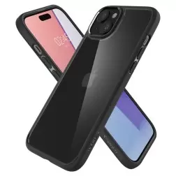 Spigen Ultra Hybrid, matinis juodas - iPhone 15 Plus