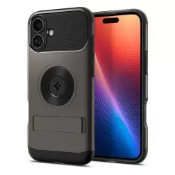 Spigen Slim Armor MagSafe, gunmetal-harmaa - iPhone 6.1" 2024