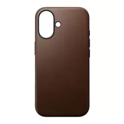 Nomad Modernus odinis dėklas, rudas - iPhone 16