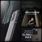 Spigen Ultra Hybrid, frost black - iPhone 15 Pro Max
