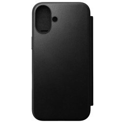 Nomad Modernus odinis aplankas, juoda - iPhone 16 Plus