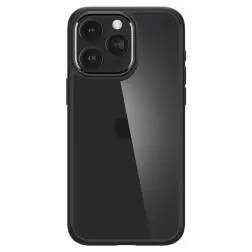 Spigen Ultra Hybrid, šaltas juodas - iPhone 15 Pro Max