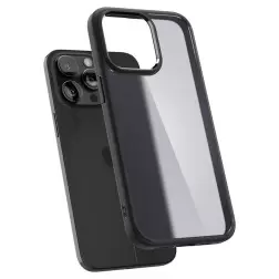 Spigen Ultra Hybrid, šaltas juodas - iPhone 15 Pro Max