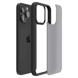 Spigen Ultra Hybrid, šaltas juodas - iPhone 15 Pro Max