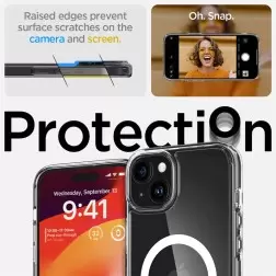 Spigen Crystal Hybrid MagSafe, baltas - iPhone 15 Plus