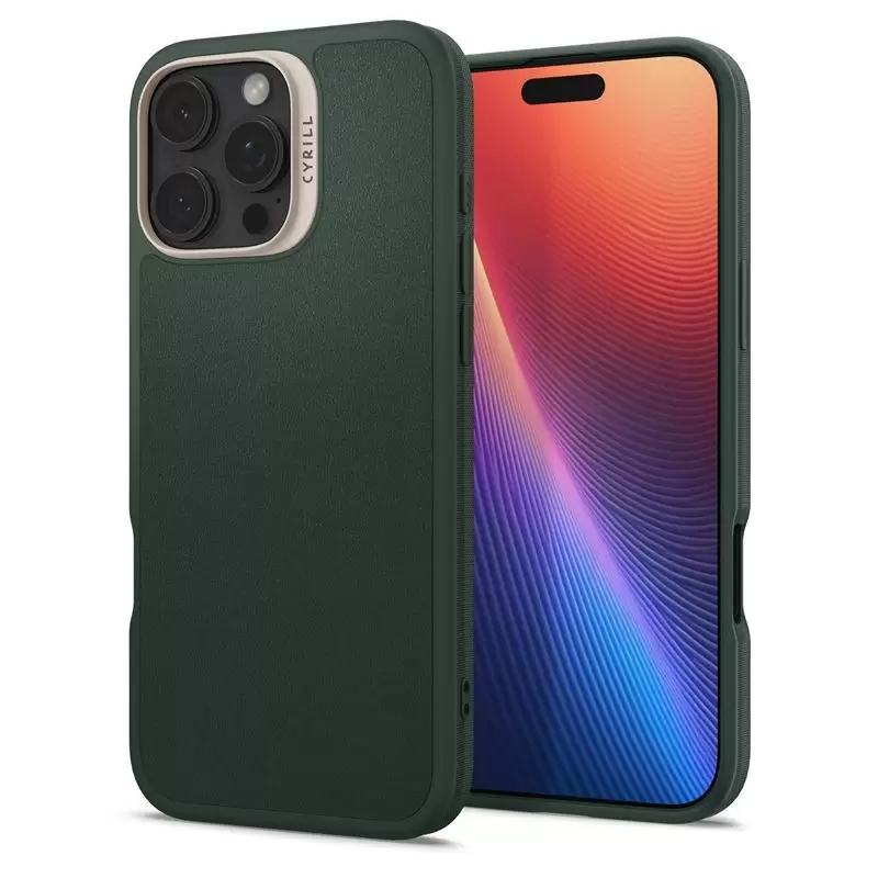 Spigen Cyrill Kajuk MagSafe, forest green - iPhone 16 Pro Max