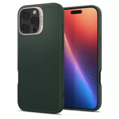 Spigen Cyrill Kajuk MagSafe, forest green - iPhone 16 Pro Max
