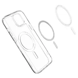 Spigen Crystal Hybrid MagSafe, baltas - iPhone 15 Plus