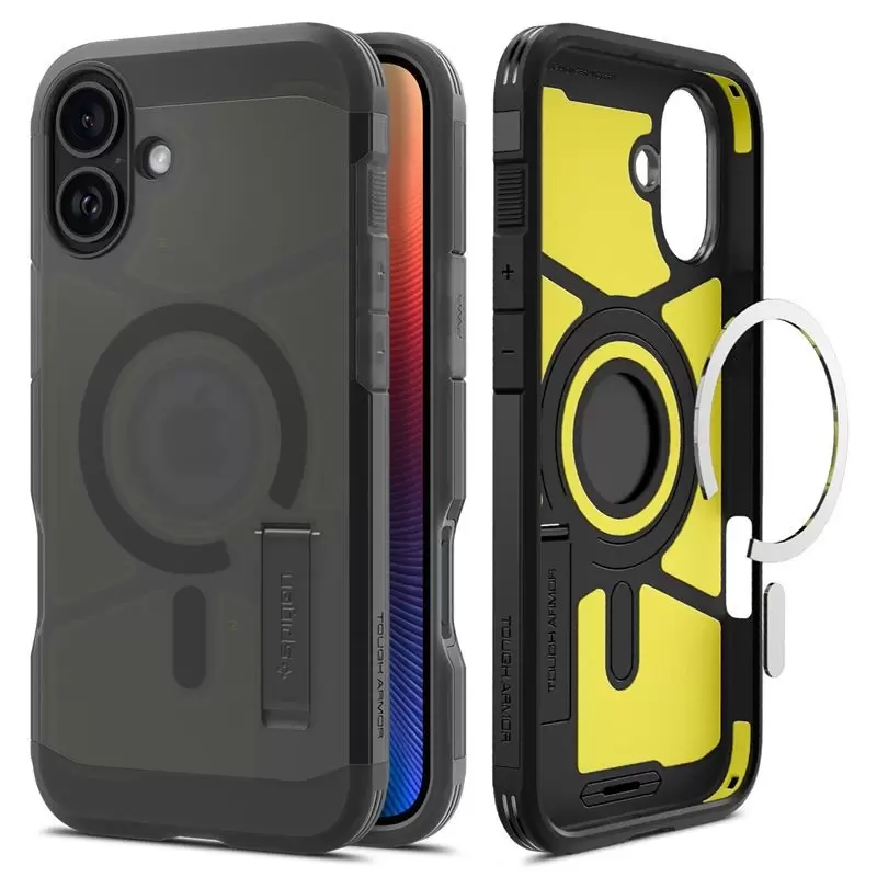 Spigen Tough Armor MagSafe, frost black - iPhone 16