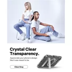 Spigen Caseology Capella MagSafe Kickstand, clear gray - iPhone 16 Pro