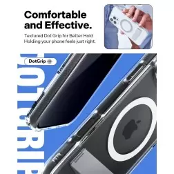 Spigen Caseology Capella MagSafe Kickstand, clear white silver - iPhone 16 Pro Max